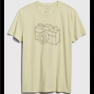 BANANA REPUBLIC Men's Camera Graphic Tee T-SHIRT  Sz Medium